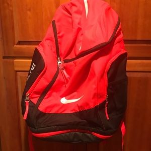 Coral pink nike elite backpack